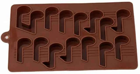 Note Musicali. Stampo in silicone