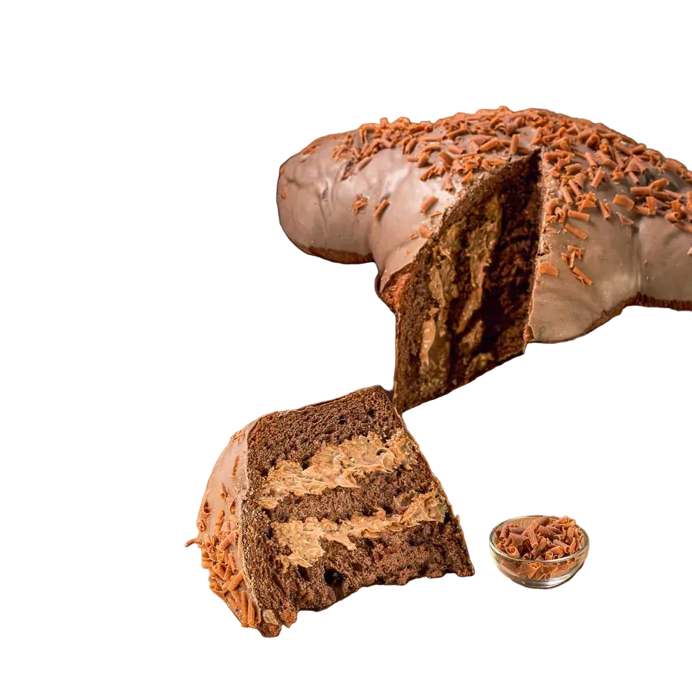 Colomba Artigianale Farcita con Crema al Caramello Salato 1kg