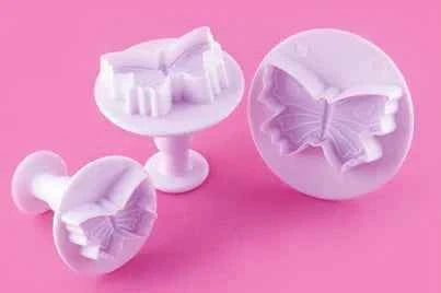 (Copia) Farfalle. Set 3 Stampi espulsione di varie dimensioni Tagliapasta.