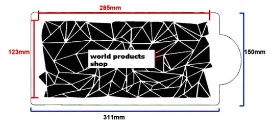 Stencils to decorate the edge of your cake