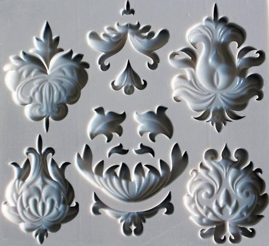 Barocco. Tante Bellissime decorazioni. Stampo in silicone