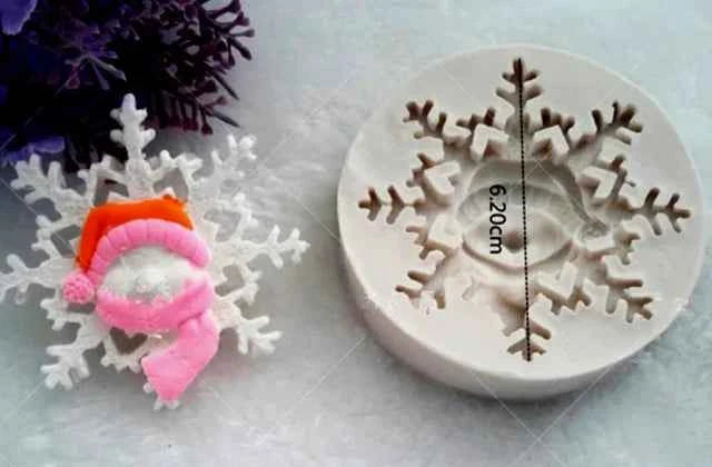 Grande Fiocco di neve. Stampo silicone