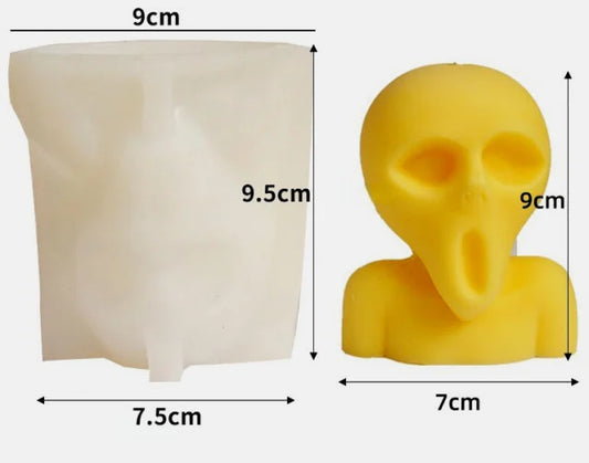 Alien Fantasma. Stampo in silicone anche per Candele - WORLD PRODUCTS SHOP