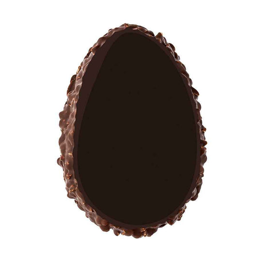 Uovo di Pasqua Artigianale granellato NOCCIOLE e GLASSATO di cioccolato a scelta