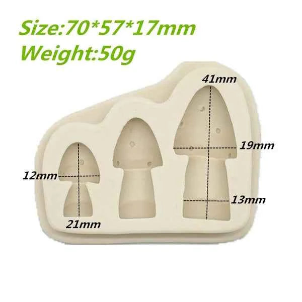 Piccoli funghi. Stampo in silicone