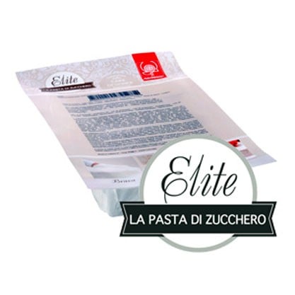 Modecor Elite 1 kg. White sugar paste. Gluten-free.