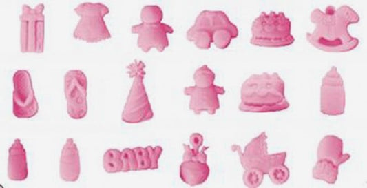 Newborn Baby. Silicone mold with 18 shapes.
