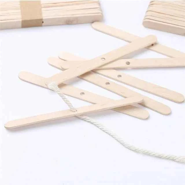 Set di 5 supporti per Stoppini in legno per Candele