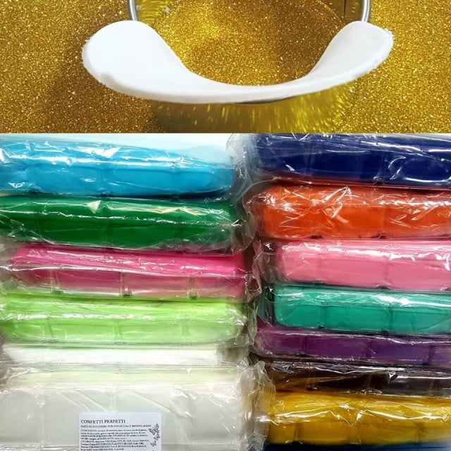 1 Kg BIANCA.Pasta di zucchero World products shop.Gluten free - WORLD PRODUCTS SHOP