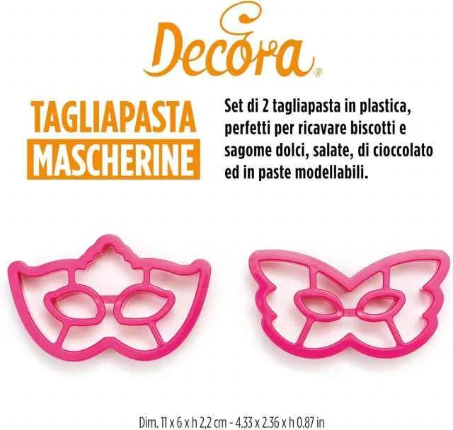Maschera Carnevale. Stampo Tagliapasta in plastica