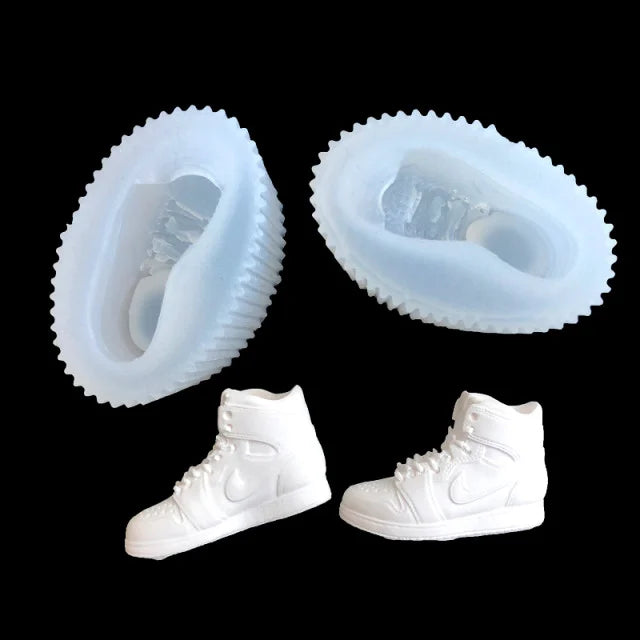 Paio di Scarpe Nike Air Force di 5 cm. Stampo in silicone anche per Candele - WORLD PRODUCTS SHOP