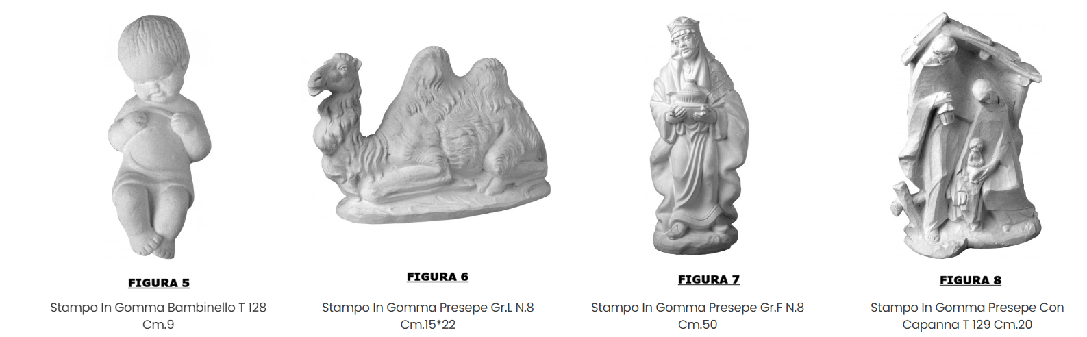 Gesù bambino 3D cod. AB485 h 4x2 cm