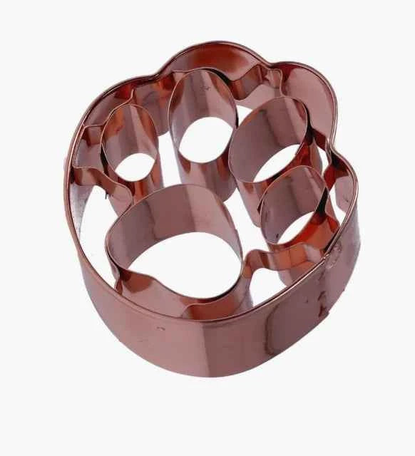 Zampa. Stampo e Tagliapasta in metallo Ramato.