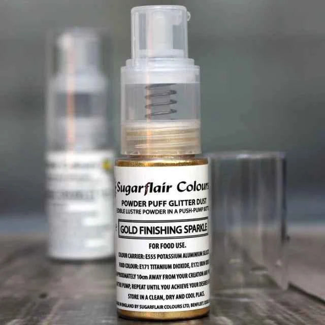 Spray Glitter Oro perlescente Alimentare per Candele e Saponi