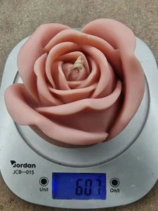 Large 12cm Rose Bud Silicone Mold, Also for Candles 