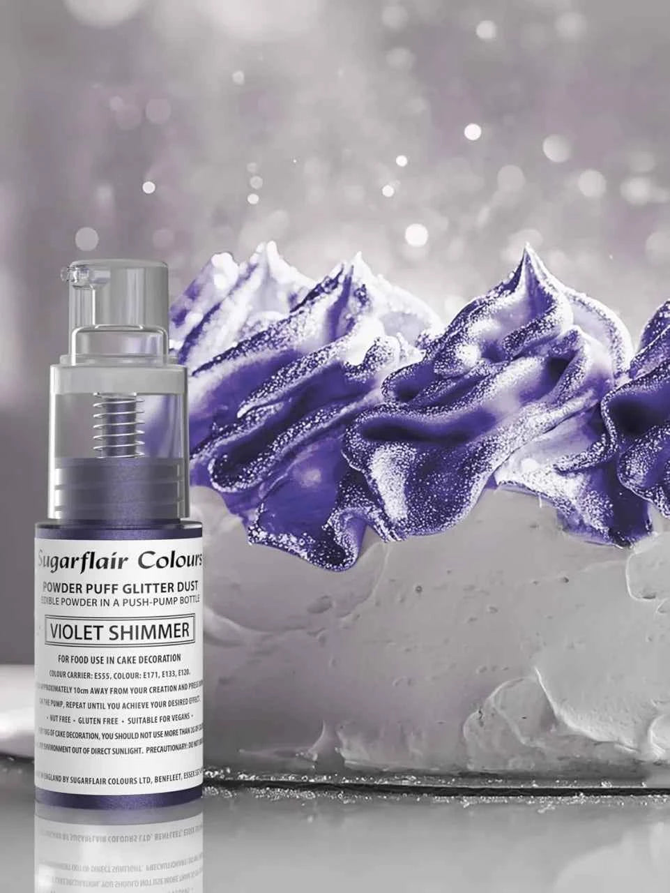 Polvere Spray Glitter Rosso perlescente. Naturale 100% ed edibile per Candele e Saponi