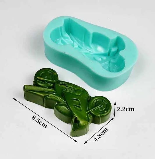 Moto da corsa di 8.5 cm. Stampo in silicone