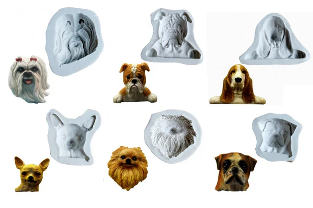 Cane Maltese. Stampo in Silicone ad alta definizione