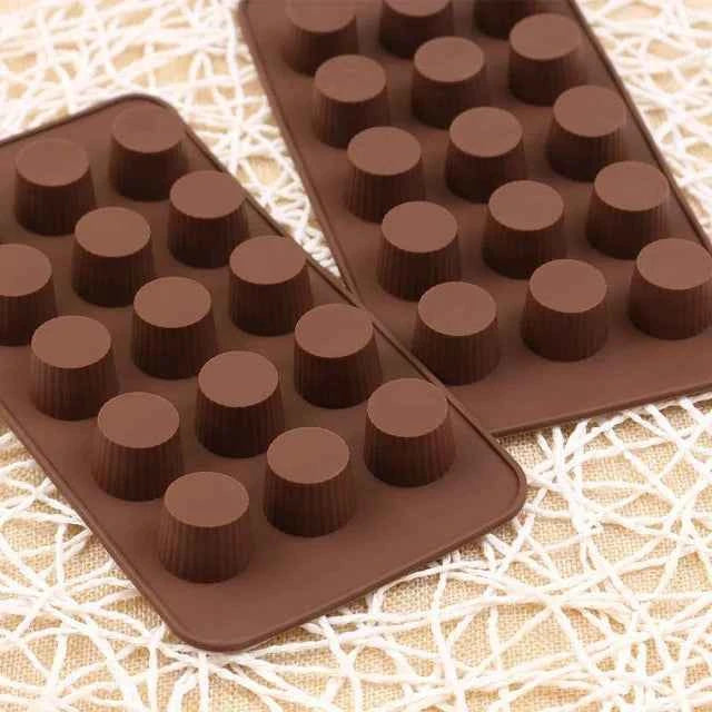15 Bicchierini. Stampo in silicone