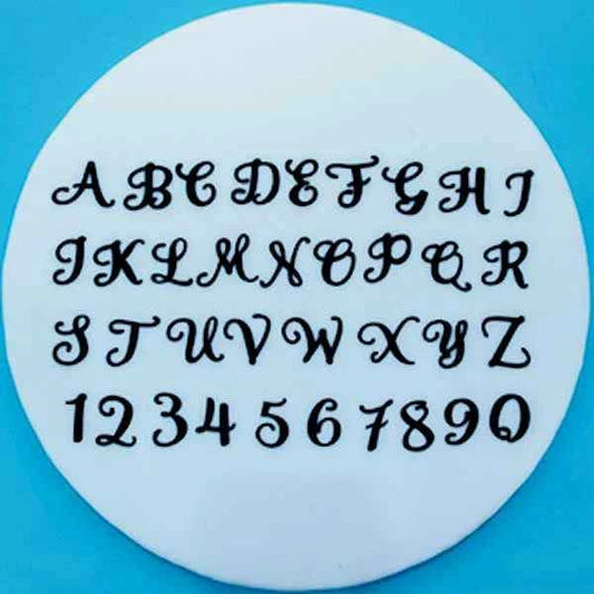 Set di 27 Cutter di Lettere con una cornice Quadrata e una a Bandiera. Stampo Alfabeto per Biscotti