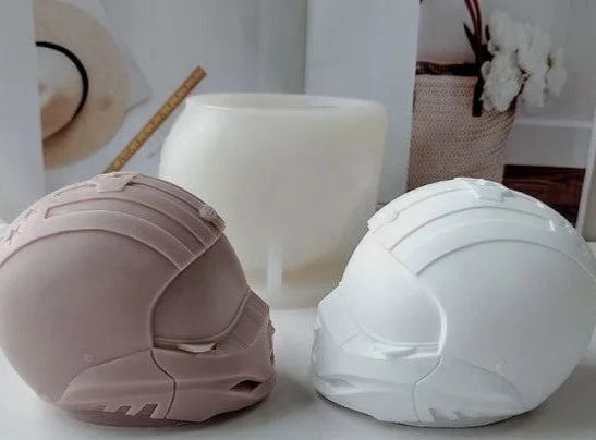 Novità! Grande Casco Racing di 12 x 9.7 cm. Stampo in silicone anche per Candele - WORLD PRODUCTS SHOP