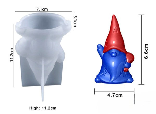 Grande Babbo Natale in 3/D. Stampo in silicone - WORLD PRODUCTS SHOP