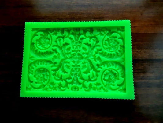Stile Barocco. Stampo decorativo in silicone.