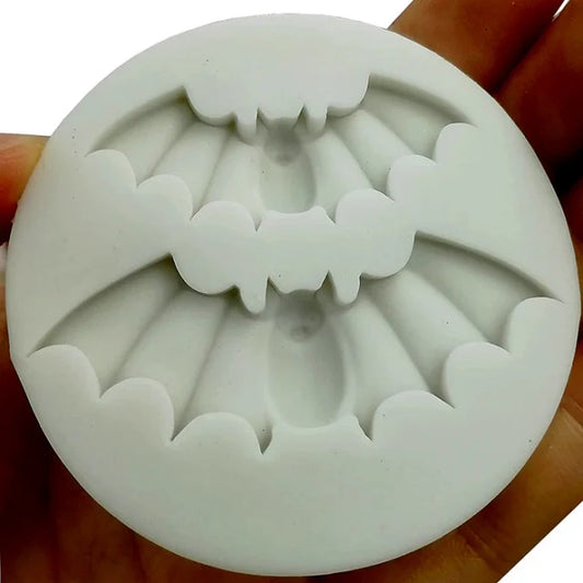 Pipistrello. Stampo Halloween con 2 forme in silicone