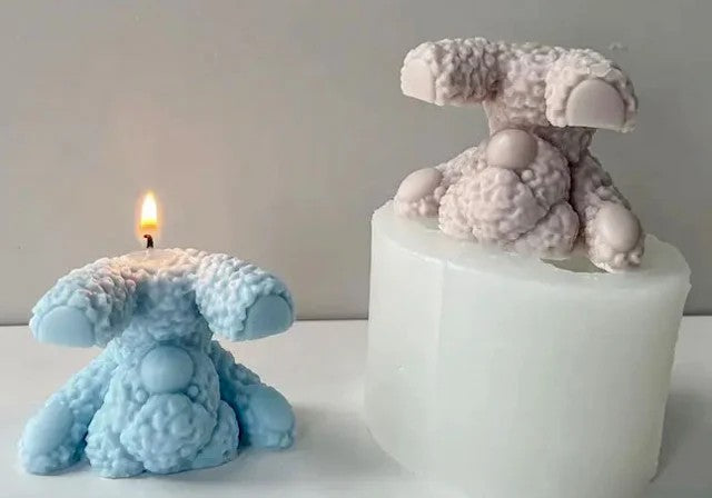 Orsetto capovolto a testa in giù di 7.8 cm. Stampo in silicone anche per Candele - WORLD PRODUCTS SHOP