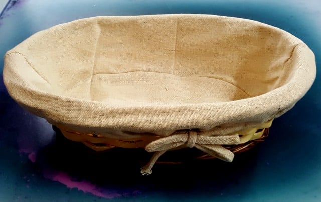 22 x 18 cm. Cestino di Lievitazione Ovale in Vimini