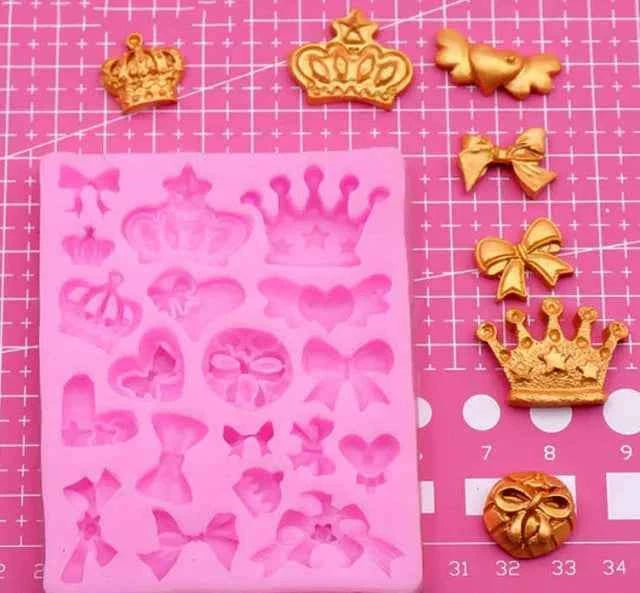 Fiocco di Neve in 12 forme. Stampo in silicone