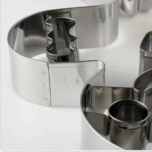 Grande stampo Gingerbread di 21 cm. Natale. Omino Pan di Zenzero. Stampo in acciaio inox