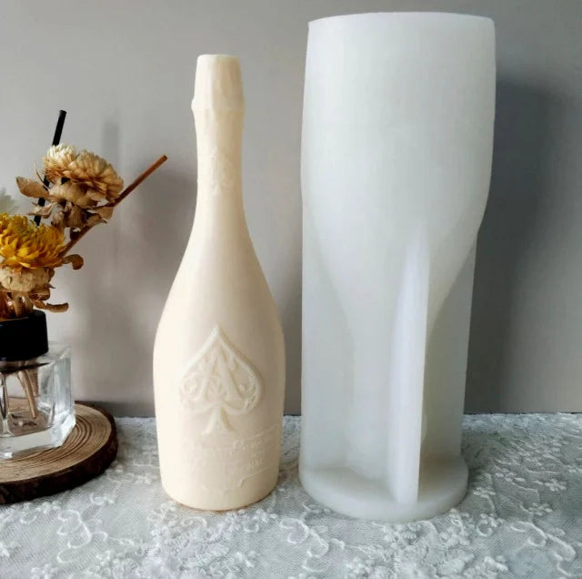 Bottiglia Champagne Ace of Spades. Stampo in silicone anche per Candele - WORLD PRODUCTS SHOP