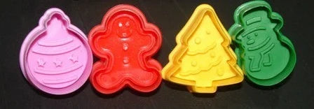 Stella di Natale. 3 Stampi in plastica