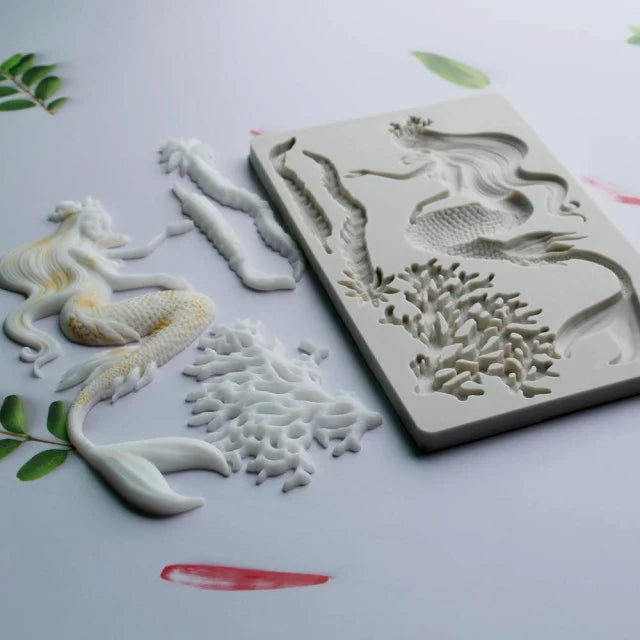 Large silicone mat with 26 Forest leaves. 32 x 32 cm mold. Bosco Natura line.