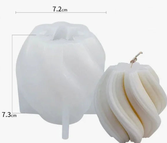 Vaso Artistico a Onda per Candele