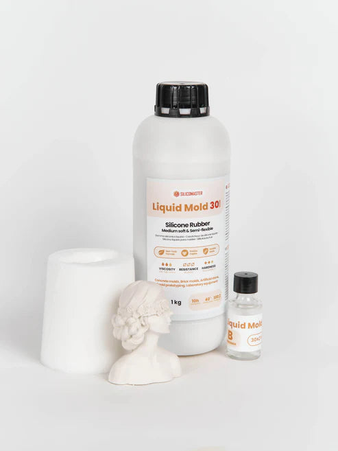 Liquid Mold 30 – Silicone per Stampi Resilienti e Materiali Pesanti