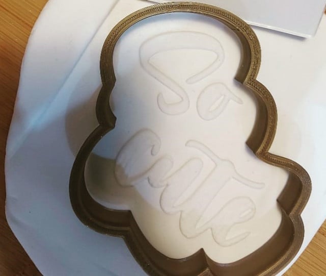 So Cute. Grande Stampo in Rilievo più Cutter in plastica