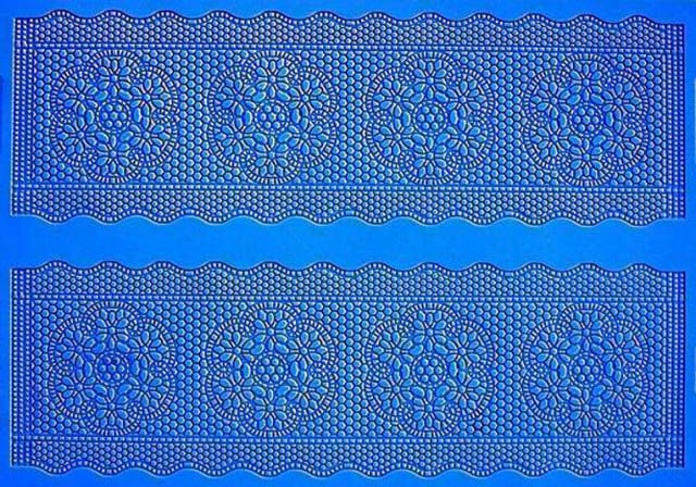 Pizzo Fantasia. Bellissimo stampo in silicone per le vostre decorazioni