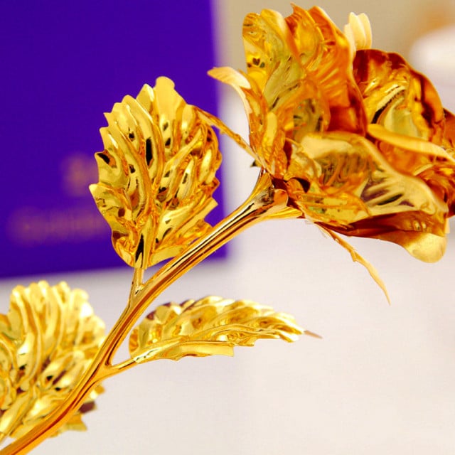 24 Carati Rosa D'oro in elegante scatola regalo