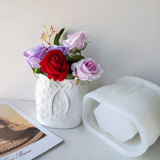 Vaso Bucket Sacco Griffe di 14 cm. Stampo in silicone - WORLD PRODUCTS SHOP