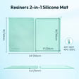 Tappetino in silicone a doppia zona Resiners® - Lavorazione della resina più intelligente