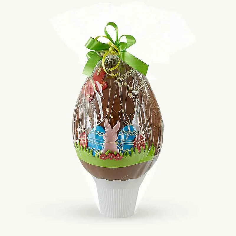 Uovo decorato con dedica personalizzata