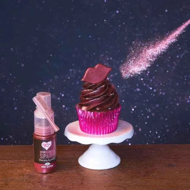 Polvere Spray Glitter Verde Fusion perlescente. Naturale 100% ed edibile per Candele e Saponi