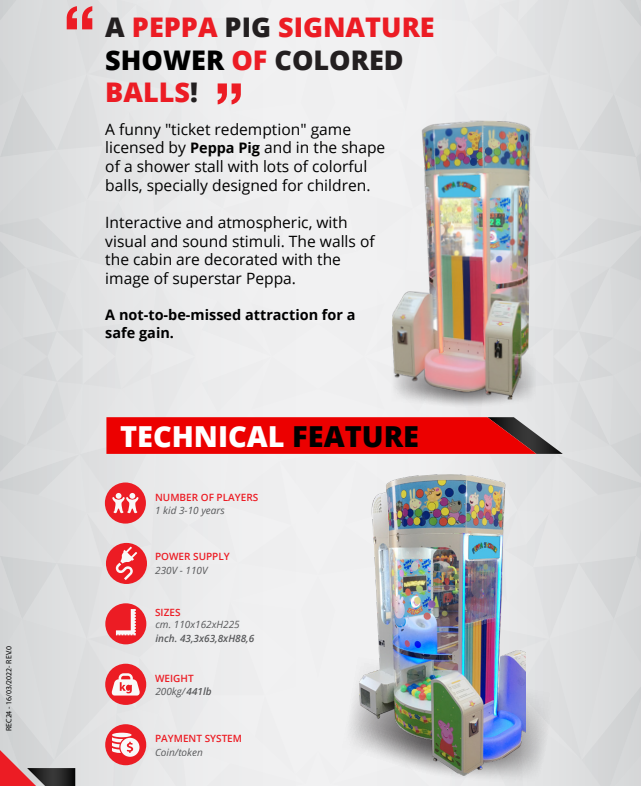 PEPPA SHOWER. UNA DOCCIA DI PALLINE COLORATE FIRMATA PEPPA PIG!