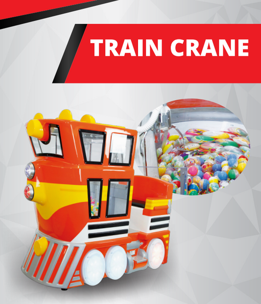 TRAIN CRANE. IL TRENINO CHE TRASPORTA UNA GRU.