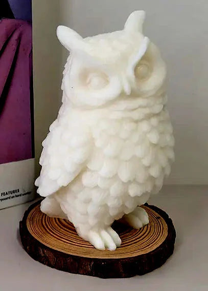 Gufo di 13.5 cm. Stampo in silicone anche per Candele - WORLD PRODUCTS SHOP