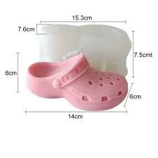 Sandalo Crocs di 14 cm. Stampo in silicone anche per Candele - WORLD PRODUCTS SHOP