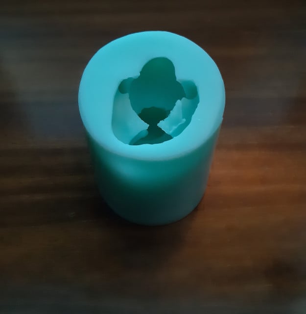 Newborn Baby Resting. Silicone mold also for candles.