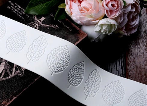 9-Leaf Silicone Forest Mat, 390 x 80 cm. Bosco Natura Line.